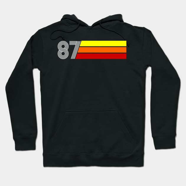 Retro 1987 Styleuniversal Hoodie by Styleuniversal